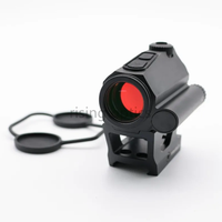 Mini lunette de chasse tactique 1X22 avec point rouge, montage en alliage d'aluminium, haute pression, 10 réglages de luminosité, antichoc, étanche, 12 oz