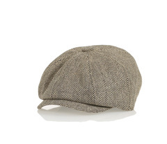Sombrero de copa plana para niños, estilo occidental retro, moda octogonal, tendencia de otoño e invierno, boina de niño pequeño, sombrero de periódico. - Product Image 5