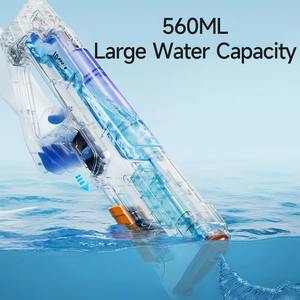 YT pistol air otomatis Manual 2 in 1, pistol air api elektrik terus menerus luar ruangan Kolam musim panas plastik untuk mainan dewasa - Product Image 6