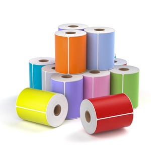 Étiquette thermique couleur 4x6 pouces personnalisée, résistante aux intempéries, pour codes-barres et expéditions - Product Image 2