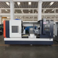 Torno CNC Horizontal de Cama Plana SANJI CK61125 de Alta Resistencia, Longitud Máxima de Pieza de Trabajo de 3000 mm, Control CNC GSK, Mecanizado de 2 Ejes