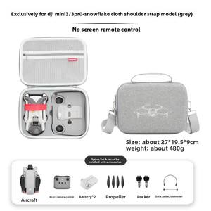 Tragbare schwarz-graue PU & Oxford Aufbewahrung sbox mit Kosmetik tasche für Mini <span class=keywords><strong>3</strong></span> Pro Drone Zubehör koffer - Product Image 2