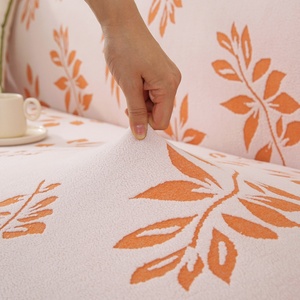 Funda Elástica para Sillón Reclinable con Estampado Floral, Funda Moderna para Sillón Individual, Lavable a Máquina, para Sala de Estar u Hotel, Color Gris - Product Image 3