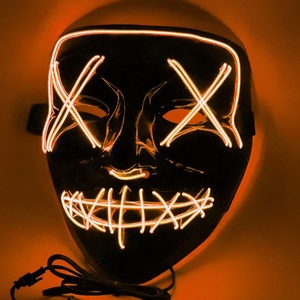 Máscara <span class=keywords><strong>de</strong></span> fiesta <span class=keywords><strong>de</strong></span> Halloween <span class=keywords><strong>con</strong></span> luz LED, mascarilla divertida <span class=keywords><strong>con</strong></span> <span class=keywords><strong>purga</strong></span> para año <span class=keywords><strong>de</strong></span> elección, Gran Festival, Cosplay, SUMINISTROS <span class=keywords><strong>DE</strong></span> <span class=keywords><strong>DISFRACES</strong></span> - Product Image 4