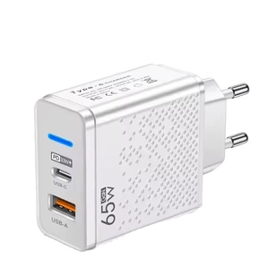 PD 65W <span class=keywords><strong>USB</strong></span> <span class=keywords><strong>C</strong></span> Cargador Cambio rápido QC 3,0 Teléfonos móviles <span class=keywords><strong>USB</strong></span> Tipo <span class=keywords><strong>C</strong></span> Cargador Adaptador de teléfono para Samsung xiaomi Huawei - Product Image 1