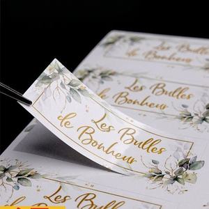 Pegatinas Florales de Acuarela con Logotipo Personalizado - Etiquetas de Sellado Personalizadas para Velas, Sobres y Recuerdos de Fiesta - Product Image 2