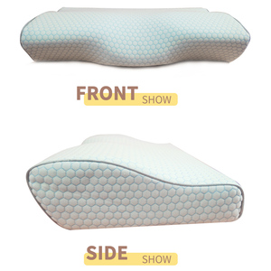 Almohada de cama de espuma viscoelástica para dormir médica ergonómica tamaño <span class=keywords><strong>King</strong></span> Queen 100% poliéster 60 cuello <span class=keywords><strong>FA</strong></span> cóncavo logotipo personalizado aceptado 1-1,5Kg - Product Image 3