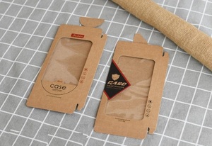 Paquete de embalaje de papel Kraft con ventana para móvil, <span class=keywords><strong>caja</strong></span> de 17,3X10X1,5 cm para <span class=keywords><strong>Iphone</strong></span> 11 Pro Max X XR <span class=keywords><strong>8</strong></span> 7 Plus - Product Image 6