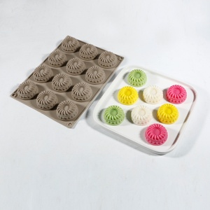 <b>Silicone</b> Cake Mold 12-Compartment Stackable Cake Mold <b>Baking</b> Cake Mold DIY Decoration Shaping Mold - Product Image 5