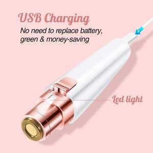 Kemei — épilateur électrique pour sourcils, portable, précision 2020, indolore, usb, <span class=keywords><strong>meilleur</strong></span> stylo rechargeable 2 en 1 - Product Image 5