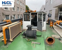 Chantier naval HICL HWMD250 Drague amphibie pour sable de rivière 800m3/h / Drague multifonctionnelle pour marais et excavatrice avec ponton et flotteur