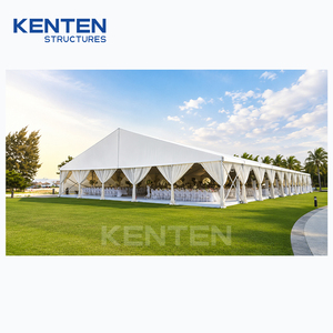 Tendone di Lusso per Matrimoni ed Eventi, Grande Tenda Bianca per Cerimonie 20mx40m 40x60 40x80 60x40 60x80, Gazebo per Feste, Tenda a Piramide con Struttura - Product Image 2