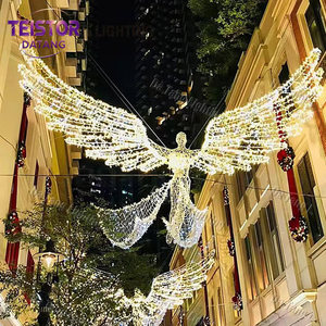 Éclairage de motif de poteau de rue de Noël en extérieur pour les événements festifs, les zones commerciales et les expositions publiques - Product Image 5