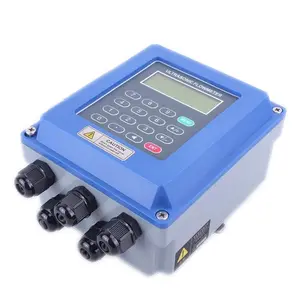 Wandmontage Ultraschall-Durchflussmesser Clamp-On-Durchflussmesser DN15-DN6000 Ultraschall-Durchflussmesser Flüssigkeitsdurchflussmesser