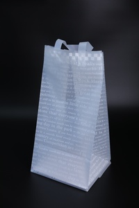 Bán buôn nhựa không thấm nước mua sắm đáy vuông đứng lên túi với tùy chỉnh in - Product Image 5