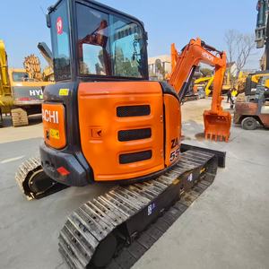 Máquina Excavadora Usada Hitachi ZX55USR de 5.5 Toneladas, Mini Excavadora Japonesa con Motor, PLC, Bomba Hidráulica, Rodamientos, Caja de Cambios, Motor de Engranajes de 52kw - Product Image 2