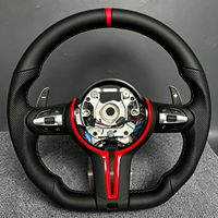 Volant de voiture en cuir personnalisé pour BMW F30 F10 F15 F36 F01 F20 F22 F25 F31 F32 E60 E70 E71 E90 X6 M3 M4 M6
