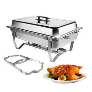 Chafing Dish Buffet Hot Pot Chafing Dishes Buffet Set Eco-friendly Hotel Food Warmer Catering Food Service Chafing Dish
