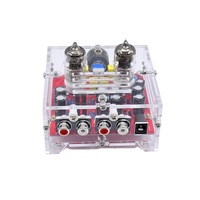 #53190 XH-A201 HiFi 6J1 Classe a Préamplificateur à tubes biliaires Modules électroniques avec châssis en acrylique et carte finie