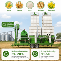 Machine de séchage de soja et de céréales multiples à grande capacité (35 tonnes/lot) pour usage agricole