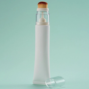 Crème liquide pour le visage en plastique 20ml fond de teint crème cosmétique avancée pour les yeux avec tuyau anti-goutte à poils - Product Image 2