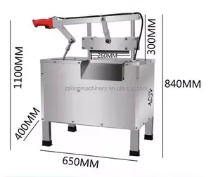 Bone Saw Machine Pig Feet Beef Lamb Frozen Fish Cutter Electric Frozen Meat Cutting Machine