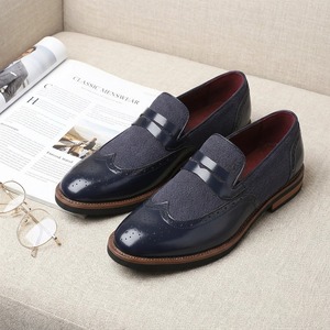 Nouvelles Chaussures Habillées Décontractées en Cuir Brogue à Bout Pointu Style Coréen pour Hommes – Collection Été 2026 - Product Image 1