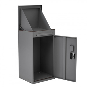 Boîte aux lettres extérieure H67*W36*D36cm, boîte de rangement en métal étanche pour livraison à domicile - Product Image 3