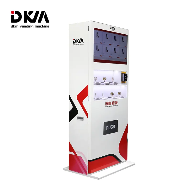Dkm Met Vrijstaande Nayax-Muntendistributeur Automaat Bij Herdenkingsautomaat