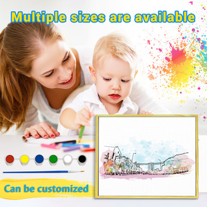 Fournitures d'art, cadre en <span class=keywords><strong>bois</strong></span> <span class=keywords><strong>pour</strong></span> toile DIY avec une profondeur de 1,6 cm, décoration murale artistique, cadre flottant <span class=keywords><strong>pour</strong></span> toiles de 20*30 cm - Product Image 6