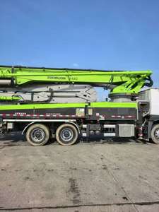 รถปั๊มคอนกรีตติดตั้งบนรถบรรทุกยี่ห้อ Zoomlion เครื่องยนต์ดีเซลและมอเตอร์ ระยะส่งคอนกรีตในแนวตั้ง 51.1 เมตร ผลผลิต 170 เมตร/ชม. - Product Image 5