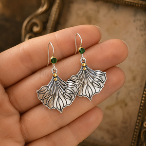 Orecchini a Foglia per Donne, Stile Vintage Naturale, Accessori per Orecchie da Indossare Quotidianamente - Product Image 4