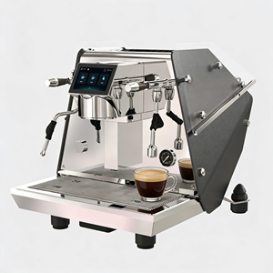 Macchina per Espresso Professionale a Gruppo Singolo con Controllo PID, in Acciaio Inox, per Caffetterie - Product Image 1
