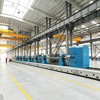 Machine de perçage et d'alésage industrielle à trous profonds TK2250, horizontale, CNC, haute précision, diamètre de perçage max. 150 mm, moteur et pompe