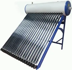 Integrated pressurized evacuated tube cg solar water heater power supply for hottub