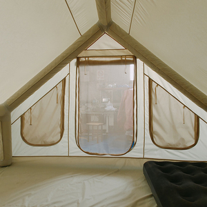 Không khí ống ngoài trời LềU Nhà dày lớn sang trọng Inflatable cắm trại Lều bảo vệ nhà Inflatable 10 người lều - Product Image 4