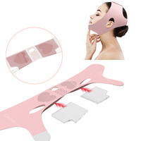 Double réducteur de menton Lifting Slimming Facial Pain Soulager les maux de dents Ceinture de sangle faciale réglable Ice Gel Pack Mask