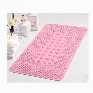 Grama Textured Spa Qualidade Foot Scrubber Bathmat Banheiro Tub & Bath Mat