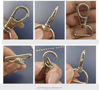 2025 nouveau YCH pivotant homard fermoir porte-clés crochet lanière matériel pour porte-clés bricolage accessoire porte-clés clips métal d anneau