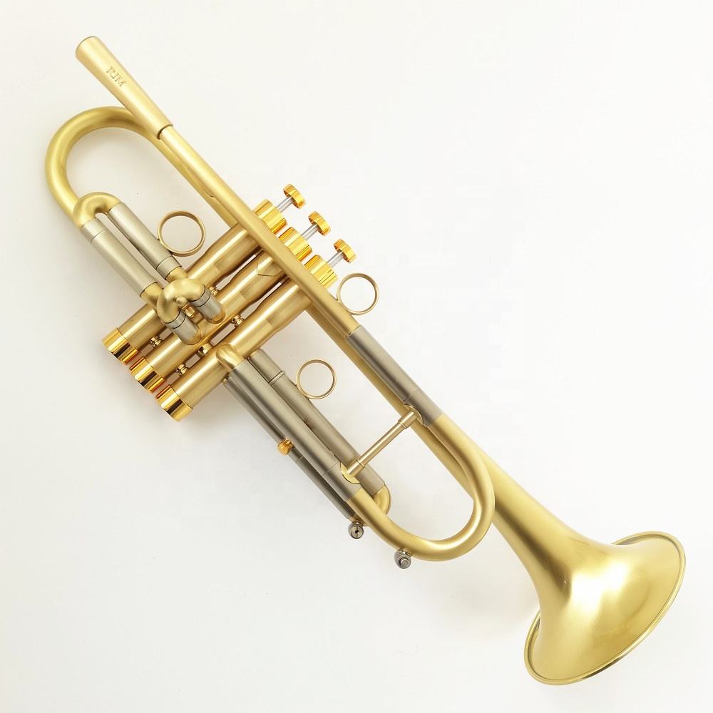 Low Price Blue Color Trumpet Beginner-Friendly Design