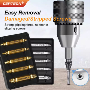 Set Estrattori <span class=keywords><strong>Viti</strong></span> Rotte Strumento Rimozione HSS Spirale Scanalatura Diritta Punta Sinistra <span class=keywords><strong>Estrattore</strong></span> Bulloni - Product Image 3