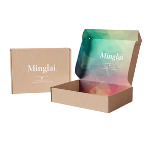 Boîtes d'expédition personnalisées pour les soins de la peau brillant à lèvres vernis à ongles maquillage à l'intérieur imprimé petite boîte d'expédition en carton ondulé - Product Image 2