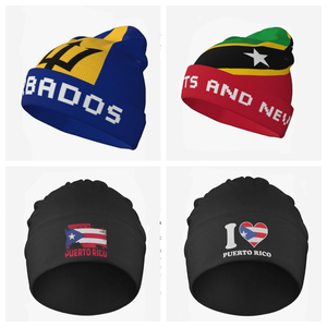 Cappello Lavorato a Maglia con Design Personalizzato della Bandiera Nazionale, Caldo e Morbido per l'Inverno, Comodo per lo Sci, Promozionale - Product Image 1