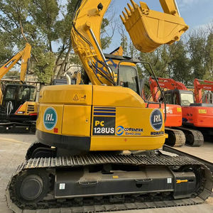 รถขุดคุณภาพสูง 13 ตัน โคมัตสึ รุ่น <span class=keywords><strong>PC</strong></span> 128US รถขุดตีนตะขาบไฮดรอลิก โคมัตสึ 128 PC138 160 <span class=keywords><strong>200</strong></span> รถขุดสำหรับขาย - Product Image 1