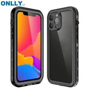 Capa de celular para iphone, lado duplo, pc, tpu, tampas traseiras, ip68 a prova d' água, a prova de choque, para iphone 13 mini pro max