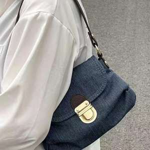 Sac à main pour femme tendance en denim, sac à main pour femme, sac à bandoulière pour femme, vente chaude 2026 - Product Image 4