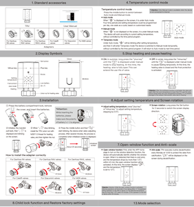 Byelearn Tuya3.0 Tête de vanne thermostatique de radiateur électronique numérique intelligent Zigbee - Product Image 3