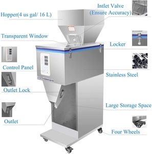 Hoge Kwaliteit Semi-automatische Graan Doseerder <span class=keywords><strong>Machine</strong></span>/Pistache Noten Wegen Vulmachine Met Fabriek Prijs - Product Image 3