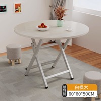 Klappbarer Esszimmertisch, modernes MDF-Holzimitat, platzsparend, faltbar
