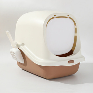 Grande litière d'entrée, toilette géante pour chat, litière extra-large entièrement fermée pour éviter les éclaboussures, énorme bac à excréments pour chat - Product Image 2